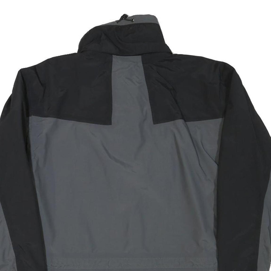 HELLY HANSEN Mens Black & Grey Outdoor Jacket XS Polyester Blend Plain Zip
