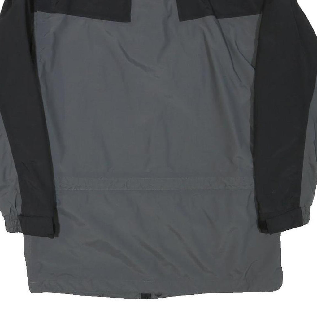 HELLY HANSEN Mens Black & Grey Outdoor Jacket XS Polyester Blend Plain Zip