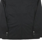 DIESEL Mens Black Wool Blend Classic Jacket M Woven Button Closure Tailored