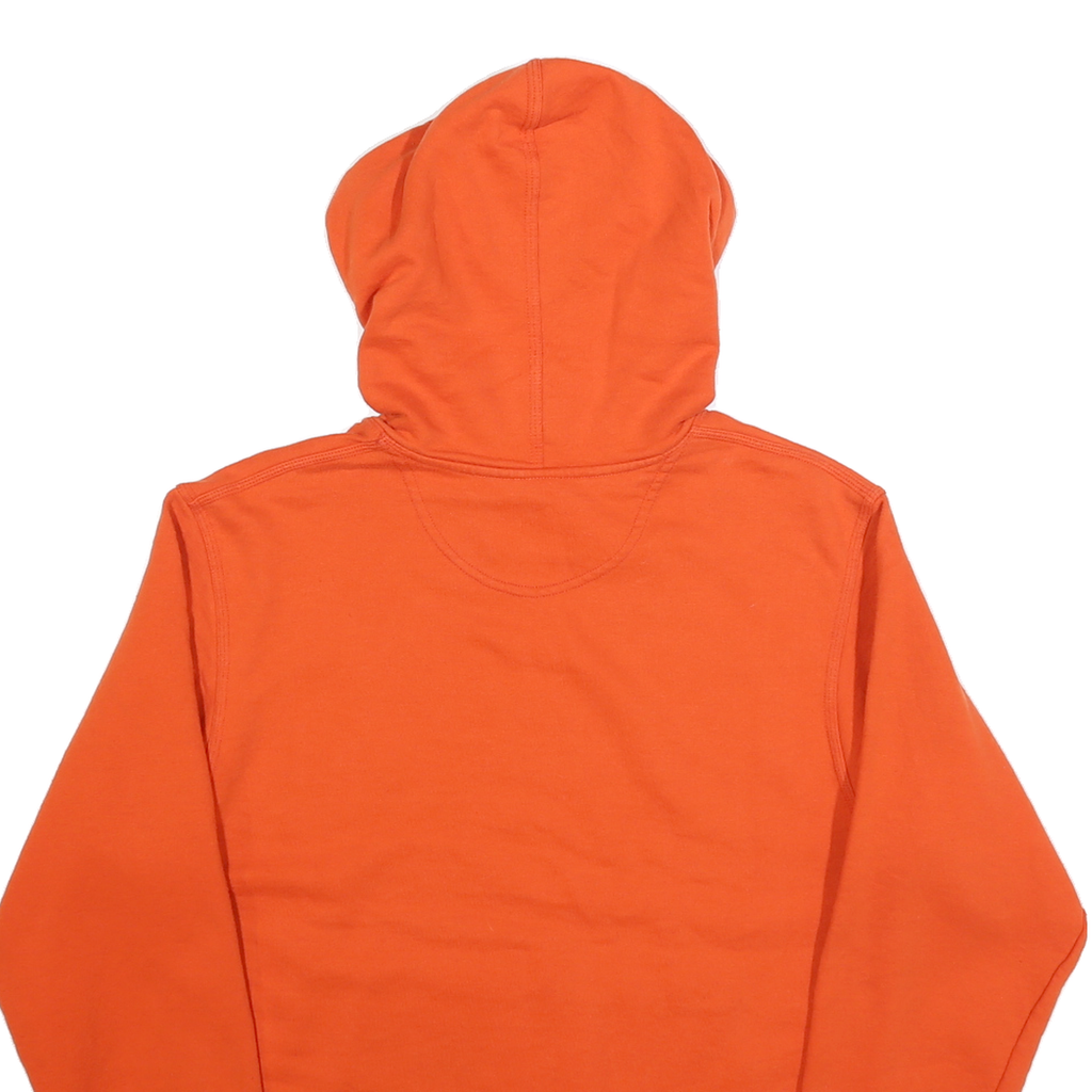 CHAMPION Mens Orange Pullover Hoodie S Cotton Blend Casual Sportswear