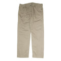 LEVI'S Mens Cotton Beige Regular Straight Trousers W40 L32 Classic Casual Zip