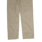LEVI'S Mens Cotton Beige Regular Straight Trousers W40 L32 Classic Casual Zip
