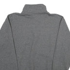 CHAMPION Mens Grey Creighton Alumni Quarter Zip Sweatshirt L Cotton Blend