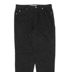 AUTHENTIC Womens Black Regular Fit Skinny Denim Woven Cotton Blend Jeans W32 L30