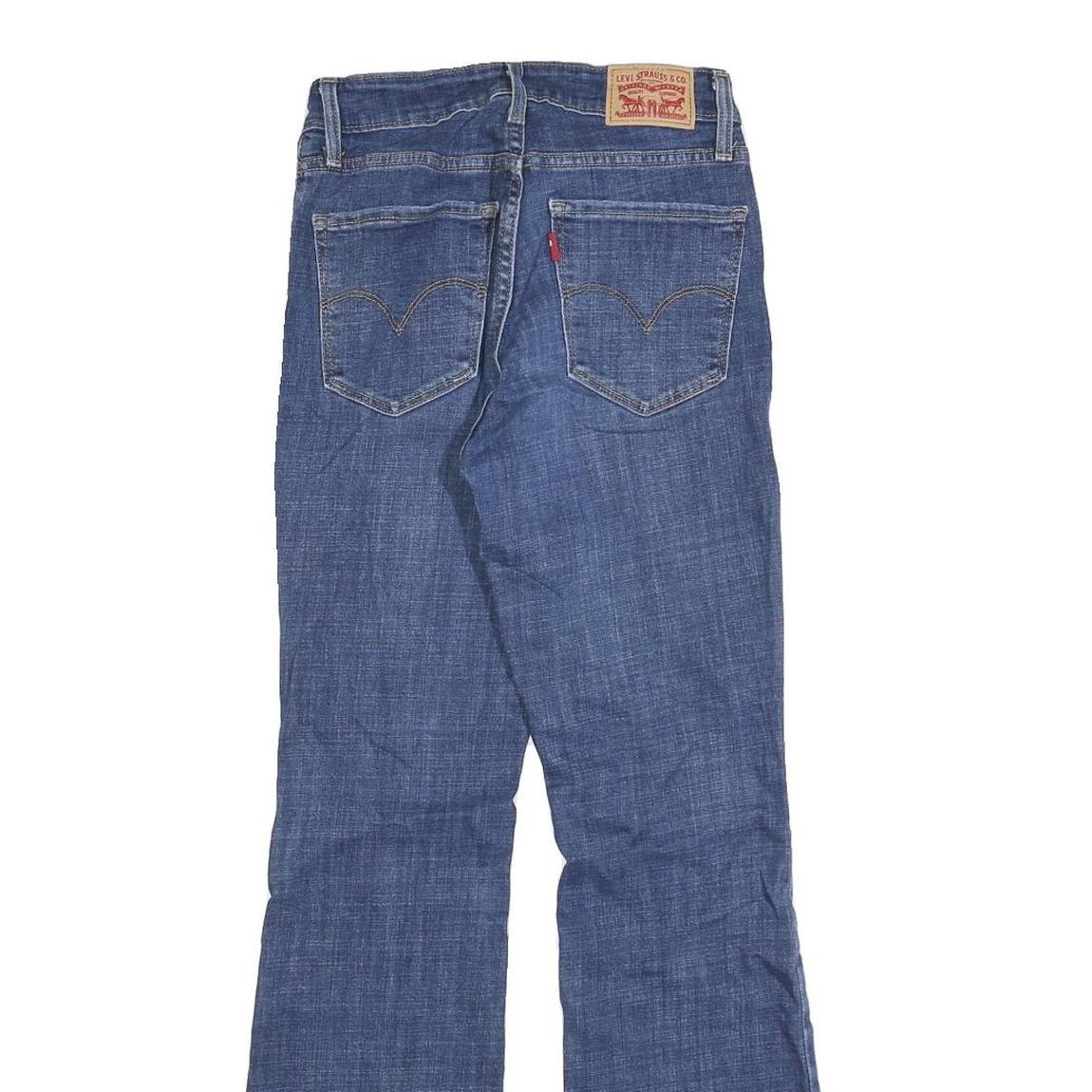 LEVI'S 725 Womens Jeans Blue Regular Bootcut Denim Medium W26 L28 Classic Fit