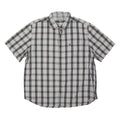 CARHARTT Mens Black & White Checked Shirt XL Button Down Cotton Blend Casual