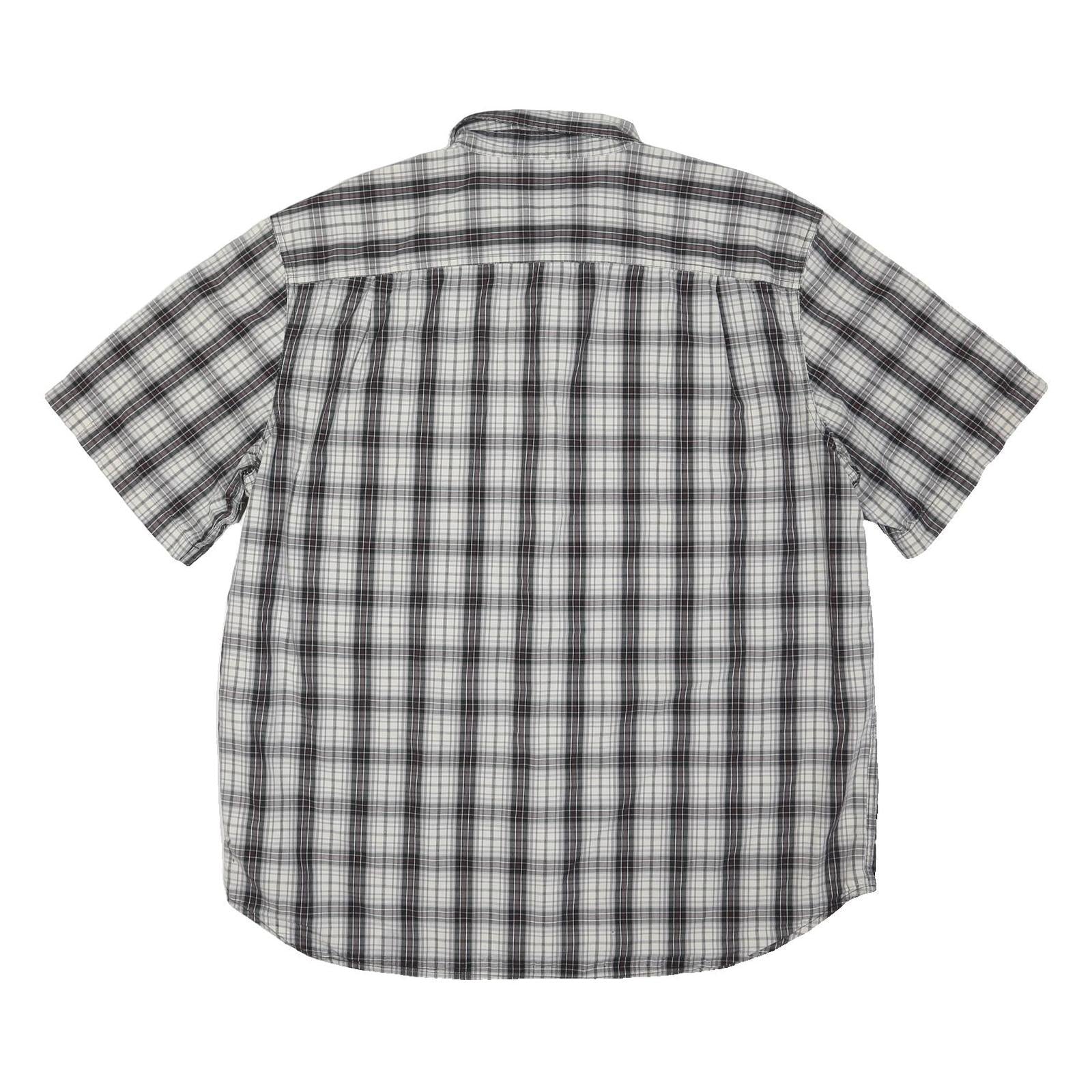 CARHARTT Mens Black & White Checked Shirt XL Button Down Cotton Blend Casual