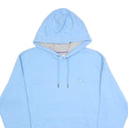 CHAMPION Mens Blue Pullover Hoodie M Cotton Blend Casual Streetwear