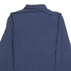 VANDERBILT SHIRT CO Mens Blue Cotton Blend Zip Jacket L Good Condition Casual