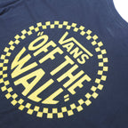 VANS Mens Black Cotton Blend Graphic T-Shirt M Short Sleeve Crew Neck Logo