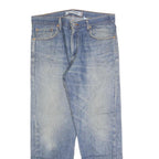 LEVI'S 505 Mens Jeans Blue Regular Straight Denim Medium W36 L30 Classic Zip