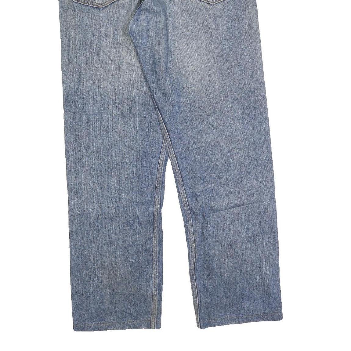 LEVI'S 505 Mens Jeans Blue Regular Straight Denim Medium W36 L30 Classic Zip