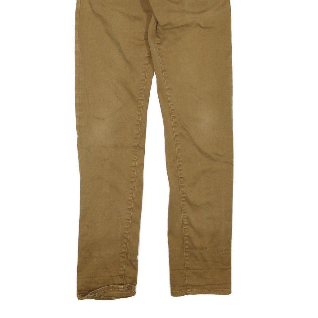 CARHARTT Womens Jeans Brown Regular Straight Denim W28 L32 Durable Comfort