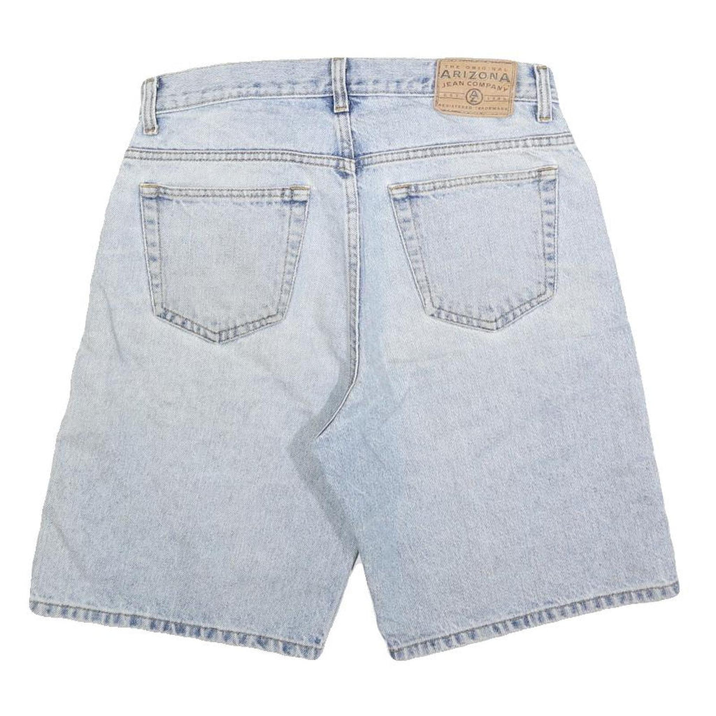 ARIZONA JEAN COMPANY Mens Denim Blue Casual Shorts M W30 Cotton Blend Relaxed