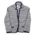 ALTUNA Womens Blue Plain Wool Blend Button Jacket XS Knit Smart Casual