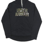 UNDER ARMOUR Womens Black Hoodie M Cotton Blend Pullover Casual Sportswear