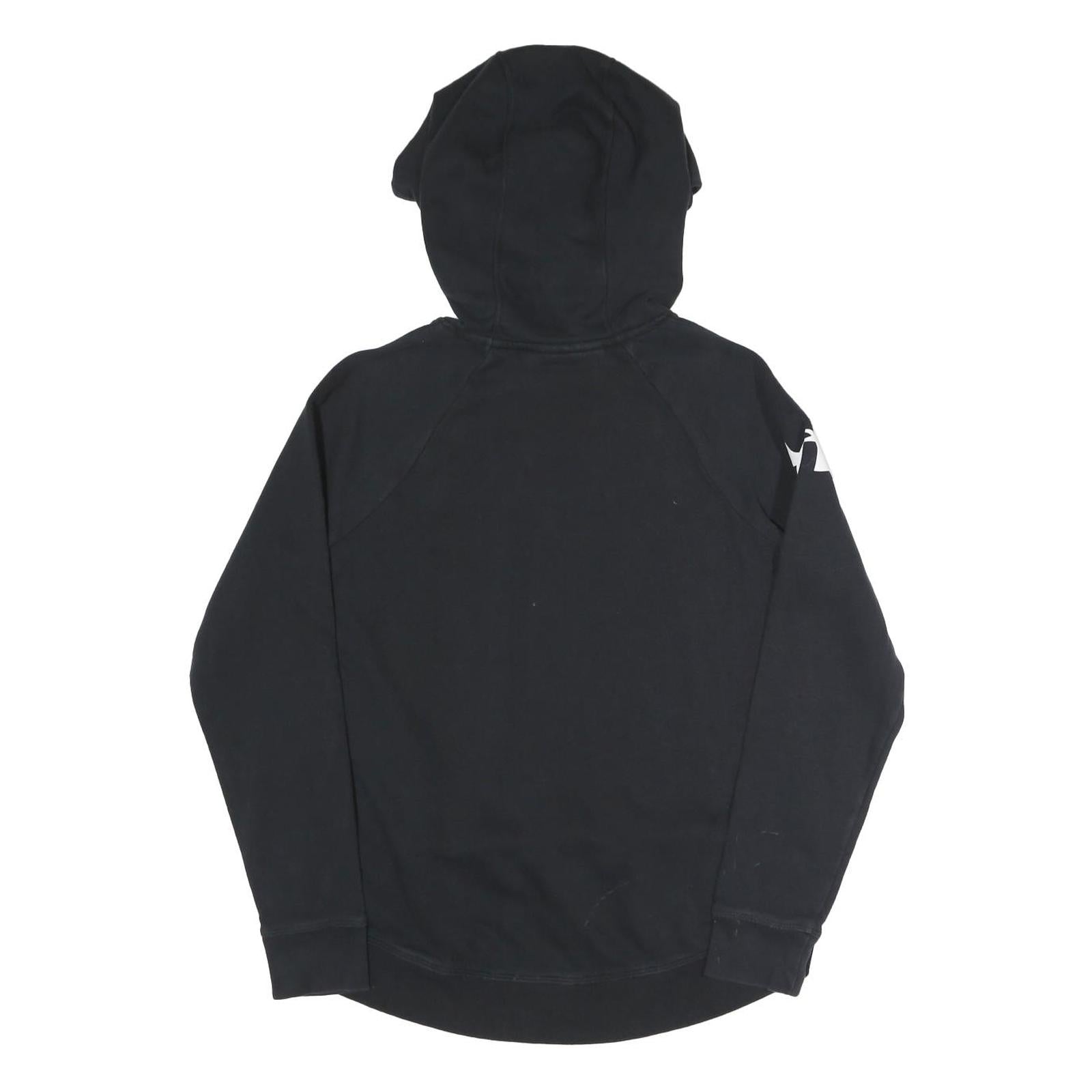 UNDER ARMOUR Womens Black Hoodie M Cotton Blend Pullover Casual Sportswear