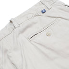 CHAPS Mens Cotton Beige Relaxed Straight Trousers W36 L32 Classic Zip Chino