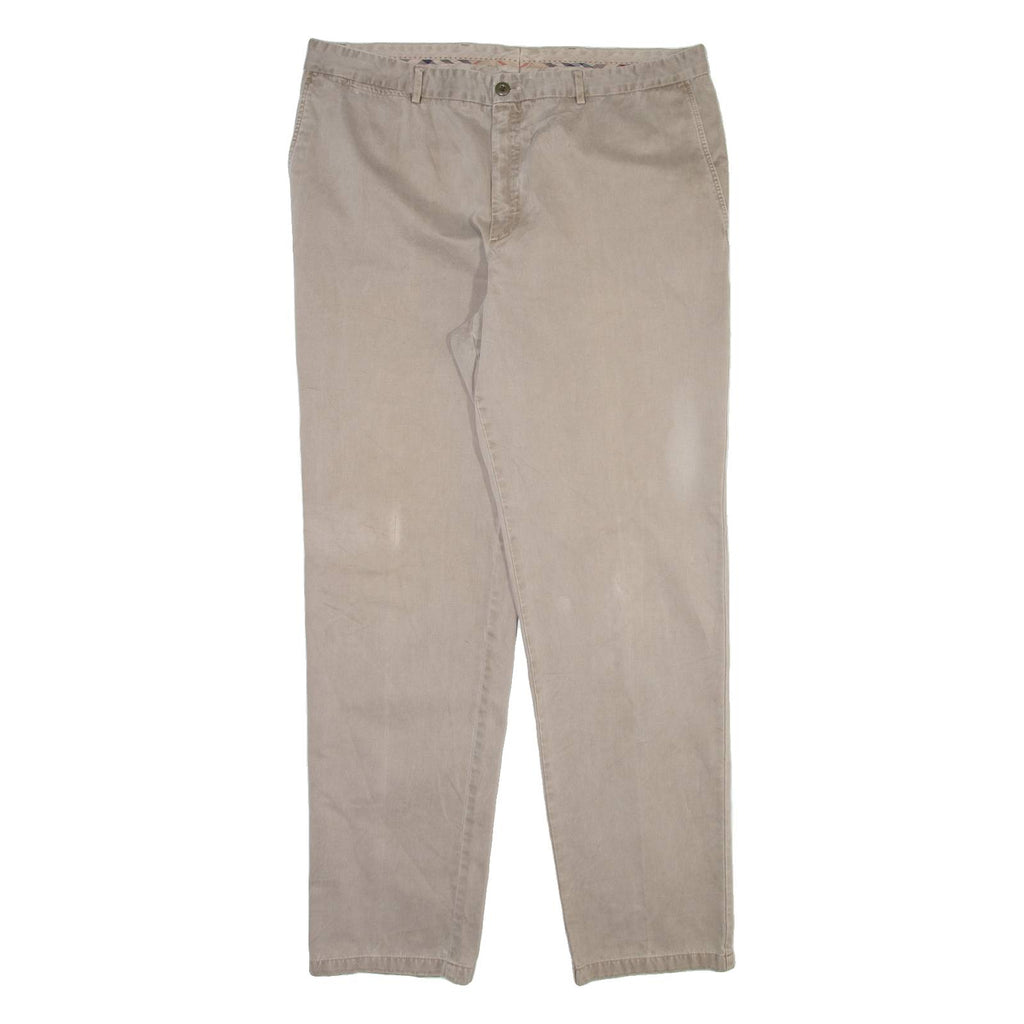 BURBERRY Mens Trousers Beige Relaxed Straight W40 L34