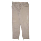 BURBERRY Mens Trousers Beige Relaxed Straight W40 L34