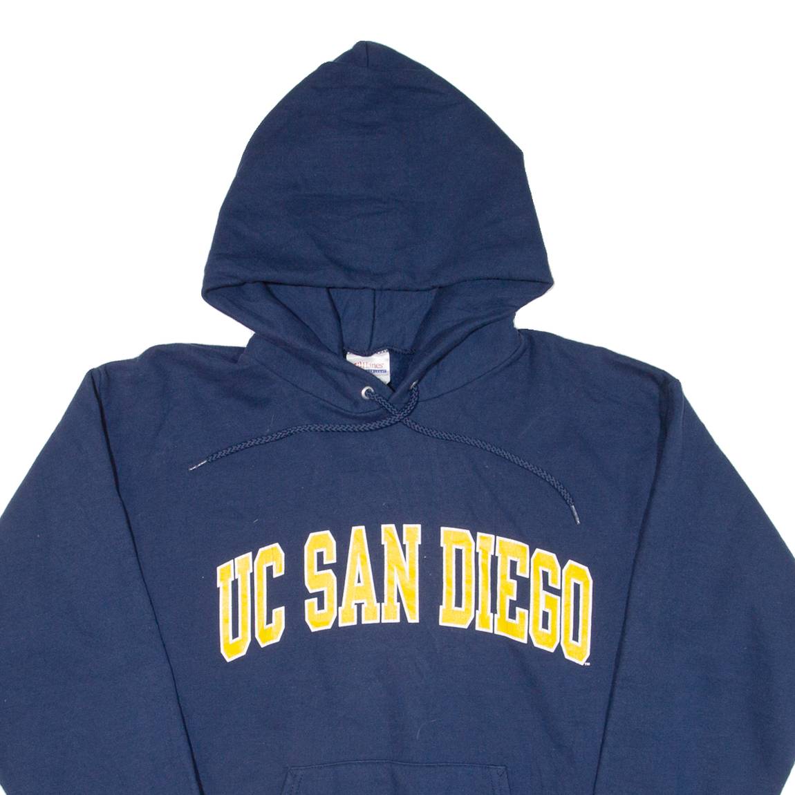 HANES Uc San Diego Mens Blue Hoodie USA M