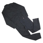 DICKIES Mens Black Cotton Blend Dungarees Regular Fit L W44 L32 Workwear