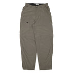 ATRIUM Cargo Zip-off Womens Trousers Green Loose Tapered W29 L32