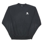 NIKE Mens Black Wolf Creek Crew Neck L Sweatshirt Polyester Blend Casual