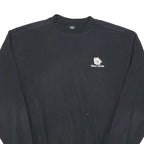 NIKE Mens Black Wolf Creek Crew Neck L Sweatshirt Polyester Blend Casual