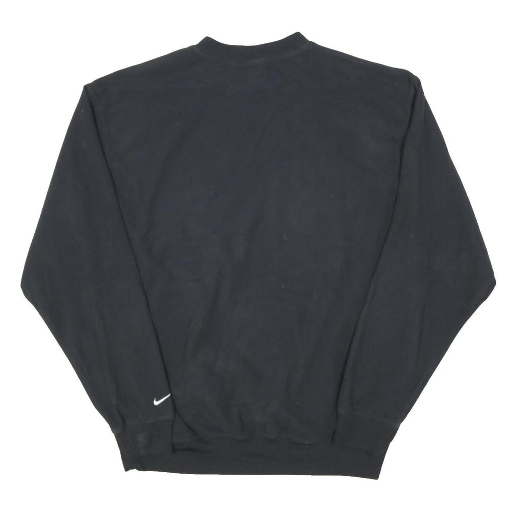 NIKE Mens Black Wolf Creek Crew Neck L Sweatshirt Polyester Blend Casual