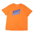 NIKE Mens Orange Graphic T-Shirt XL Short Sleeve Crew Neck Casual Wear