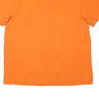 NIKE Mens Orange Graphic T-Shirt XL Short Sleeve Crew Neck Casual Wear