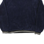 FILA Womens Navy Blue Polyester Blend Zip Jacket 2XL Fleece Casual Outerwear