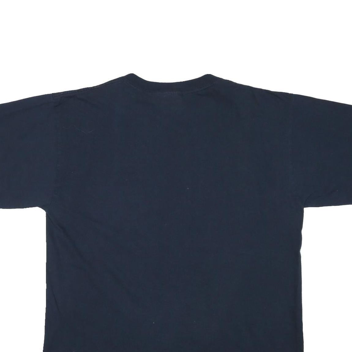 ALORE Mens Black Graphic T-Shirt XL Short Sleeve Crew Neck Moon Dolphins