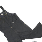 CARHARTT Mens Black Playsuit Cotton L Durable Workwear Practical Pockets