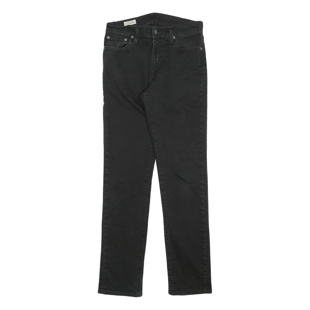 LEVI'S 511 BIG E Mens Jeans Black Slim Skinny Denim Medium W30 L32 Classic Zip