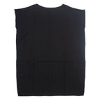 COS Oversized Womens Shift Dress Black Sleeveless Knee Length M