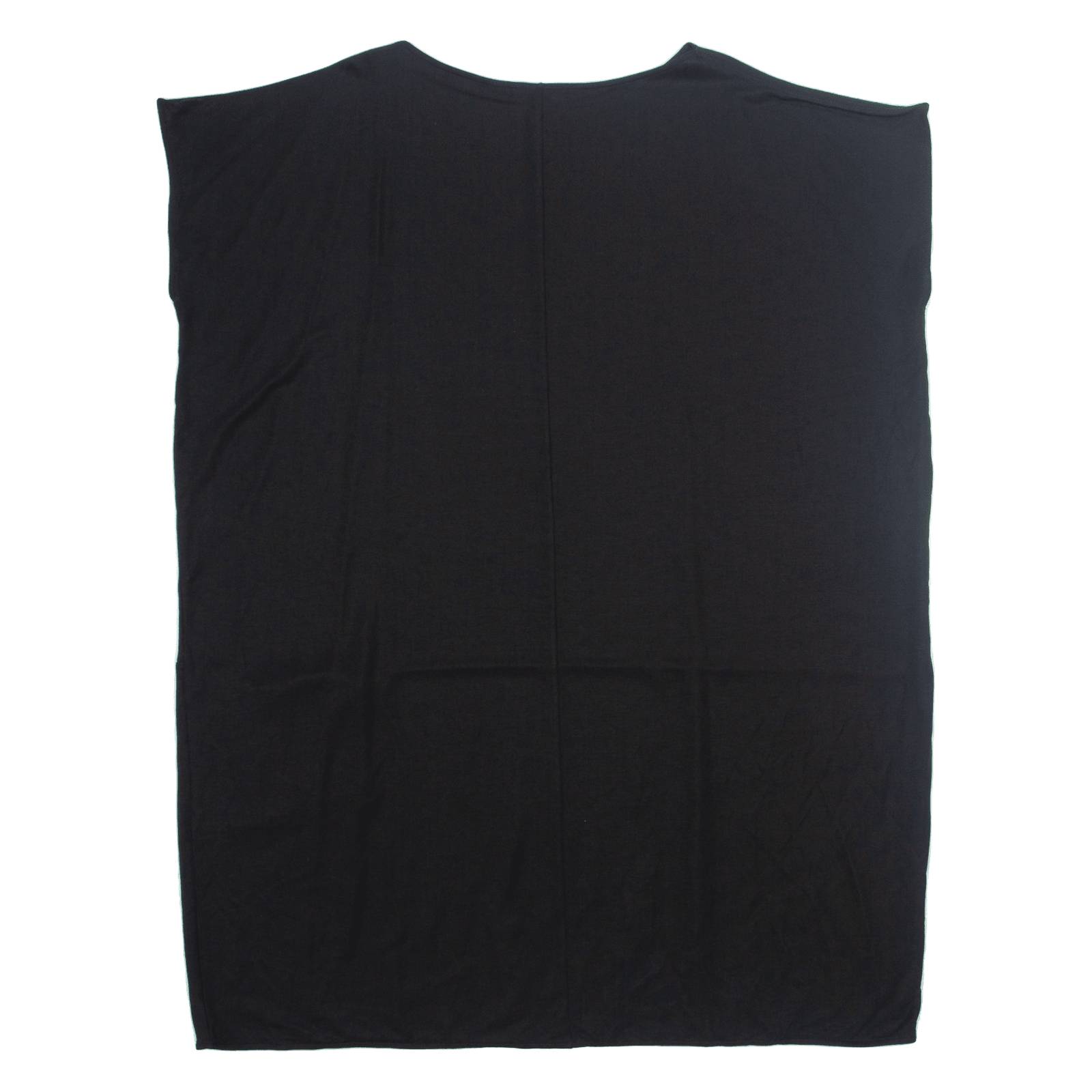 COS Oversized Womens Shift Dress Black Sleeveless Knee Length M