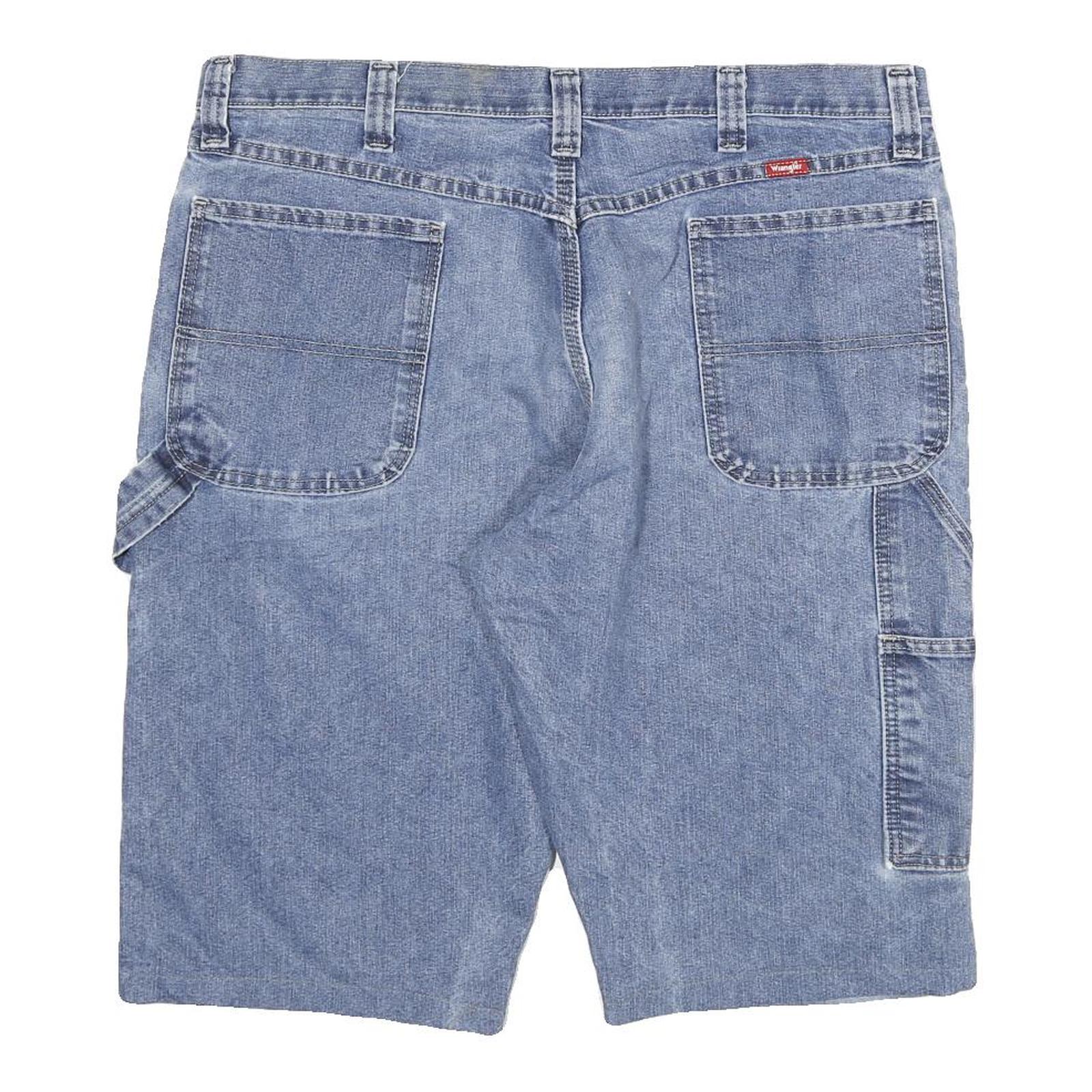 WRANGLER Mens Denim Blue Casual Shorts 3XL W38 Cotton Blend