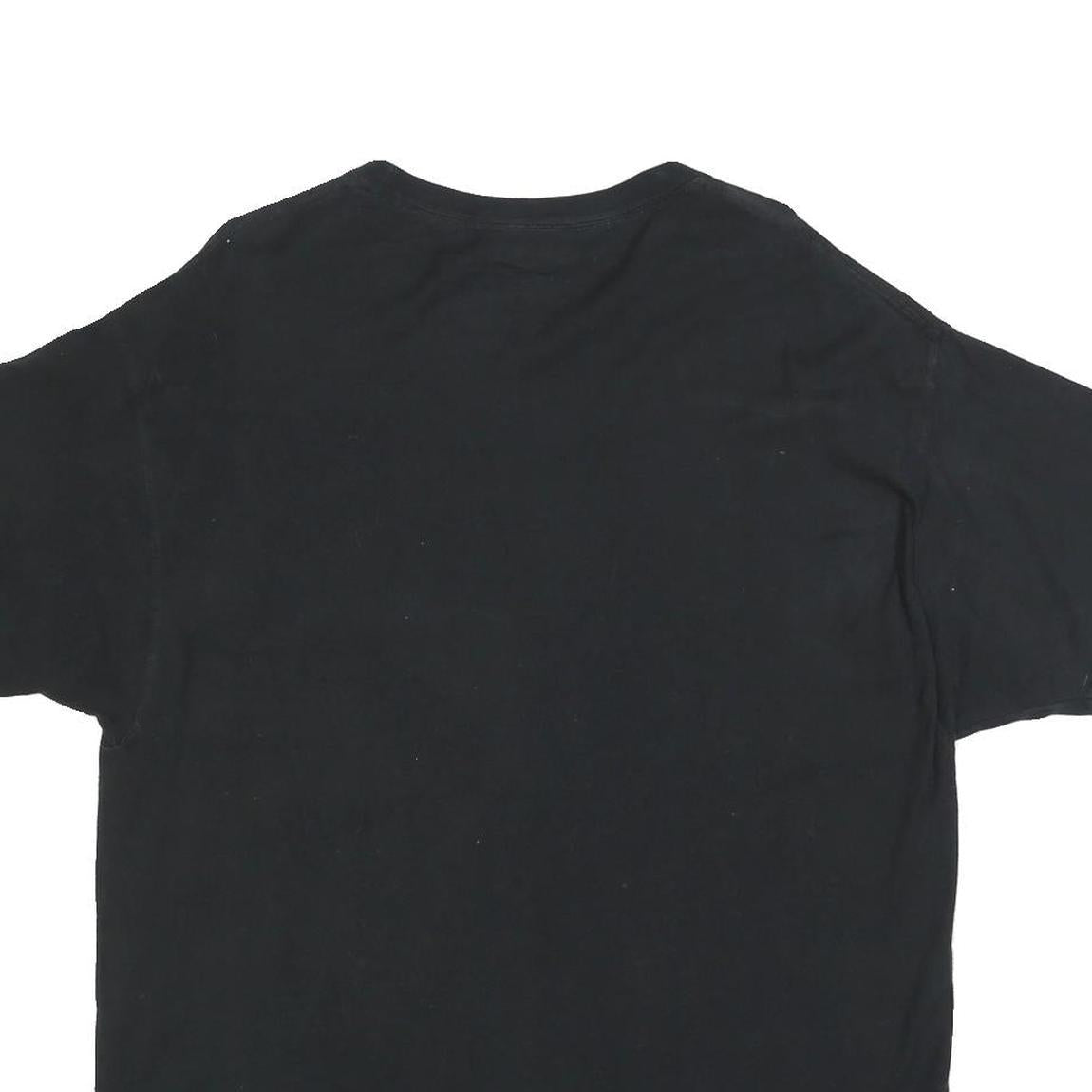 CHAMPION Mens Black Classic T-Shirt XL Short Sleeve Crew Neck Cotton Blend