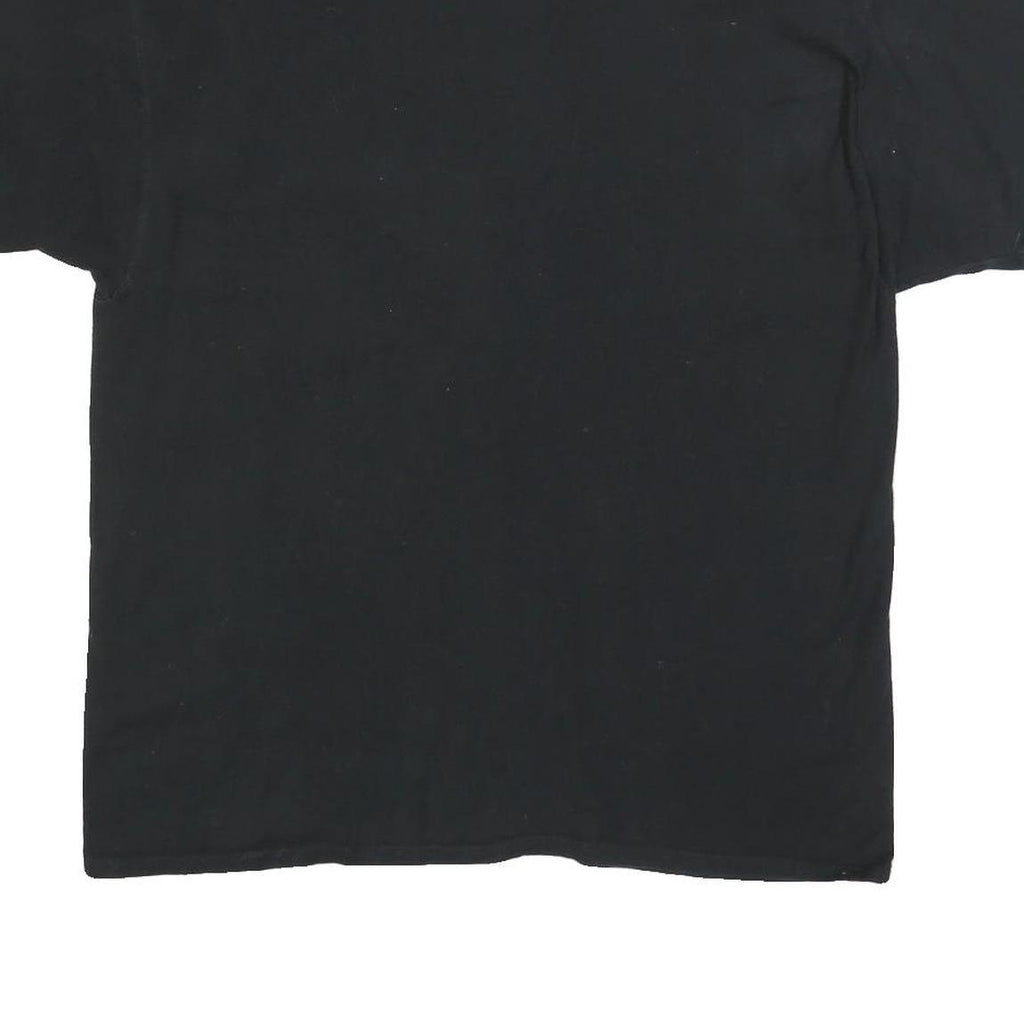 CHAMPION Mens Black Classic T-Shirt XL Short Sleeve Crew Neck Cotton Blend