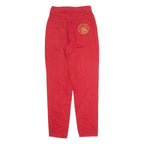 Womens Jeans Red Regular Tapered 90s W26 L30