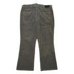 LAUREN RALPH LAUREN Womens Regular Olive & Brown Regular Fit Straight Leg