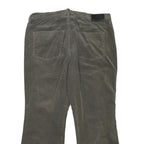 LAUREN RALPH LAUREN Womens Regular Olive & Brown Regular Fit Straight Leg