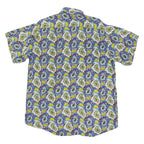PARADISE Mens Shirt Blue Viscose Paisley XL