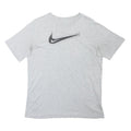 NIKE Boys Grey XL Graphic T-Shirt Short Sleeve Crew Neck Cotton Blend