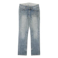LEVI'S Womens Jeans Blue Slim Straight Denim Medium W29 L30 Stylish Faded Look