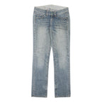 LEVI'S Womens Jeans Blue Slim Straight Denim Medium W29 L30 Stylish Faded Look