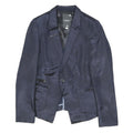 G-STAR Womens Blue Blazer Jacket XS Polyester Blend Tailored Button Closure