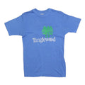 HANES Womens Blue Tanglewood Graphic T-Shirt M Crew Neck Short Sleeve Cotton